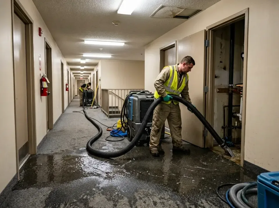 multi-unit-apartment-hallway-f-005 — frequently asked questions, Emergency Burst Pipe Water Extraction & Removal in El Cerro…